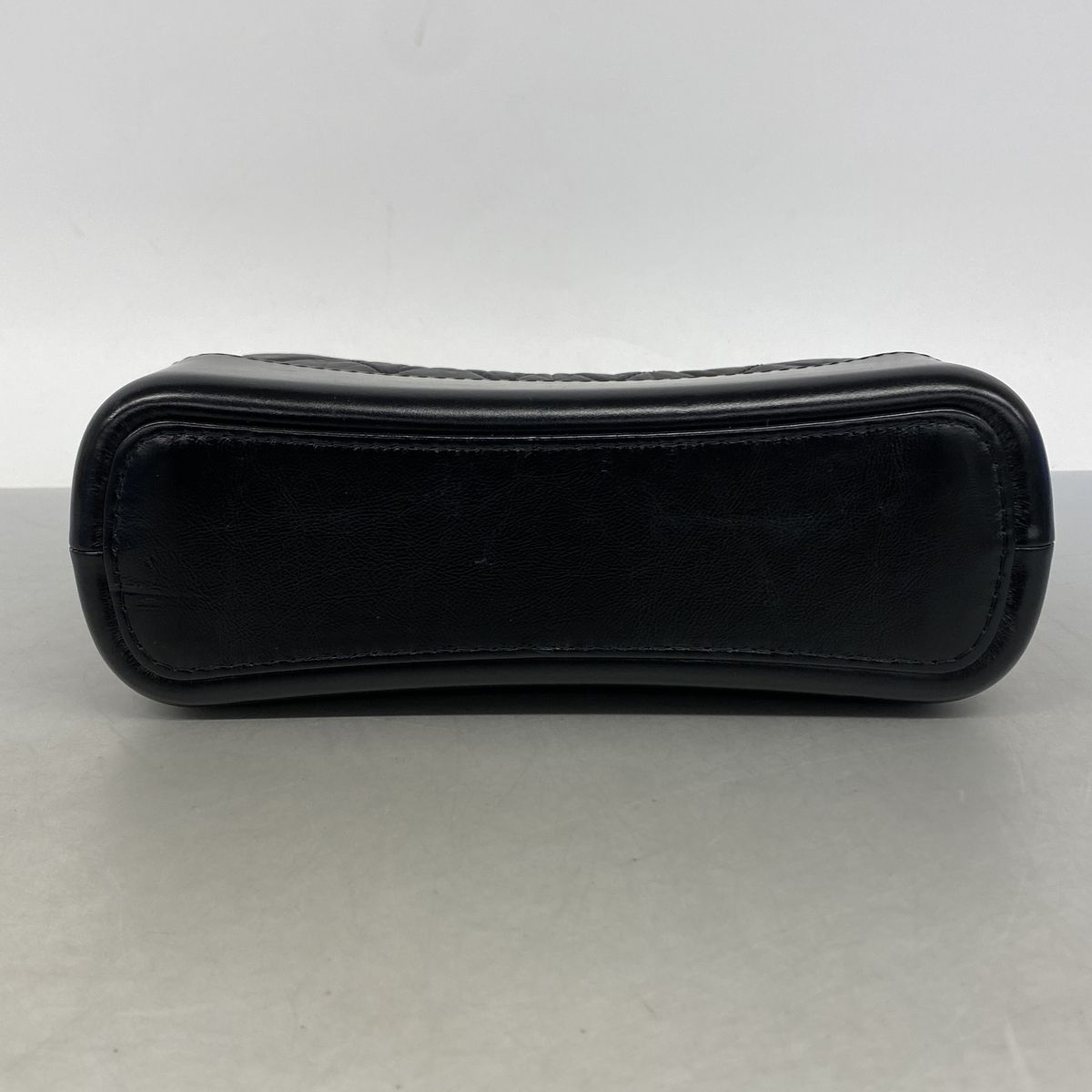 Chanel Shoulder Bag Gabrielle Leather Black Gold Silver — view 3