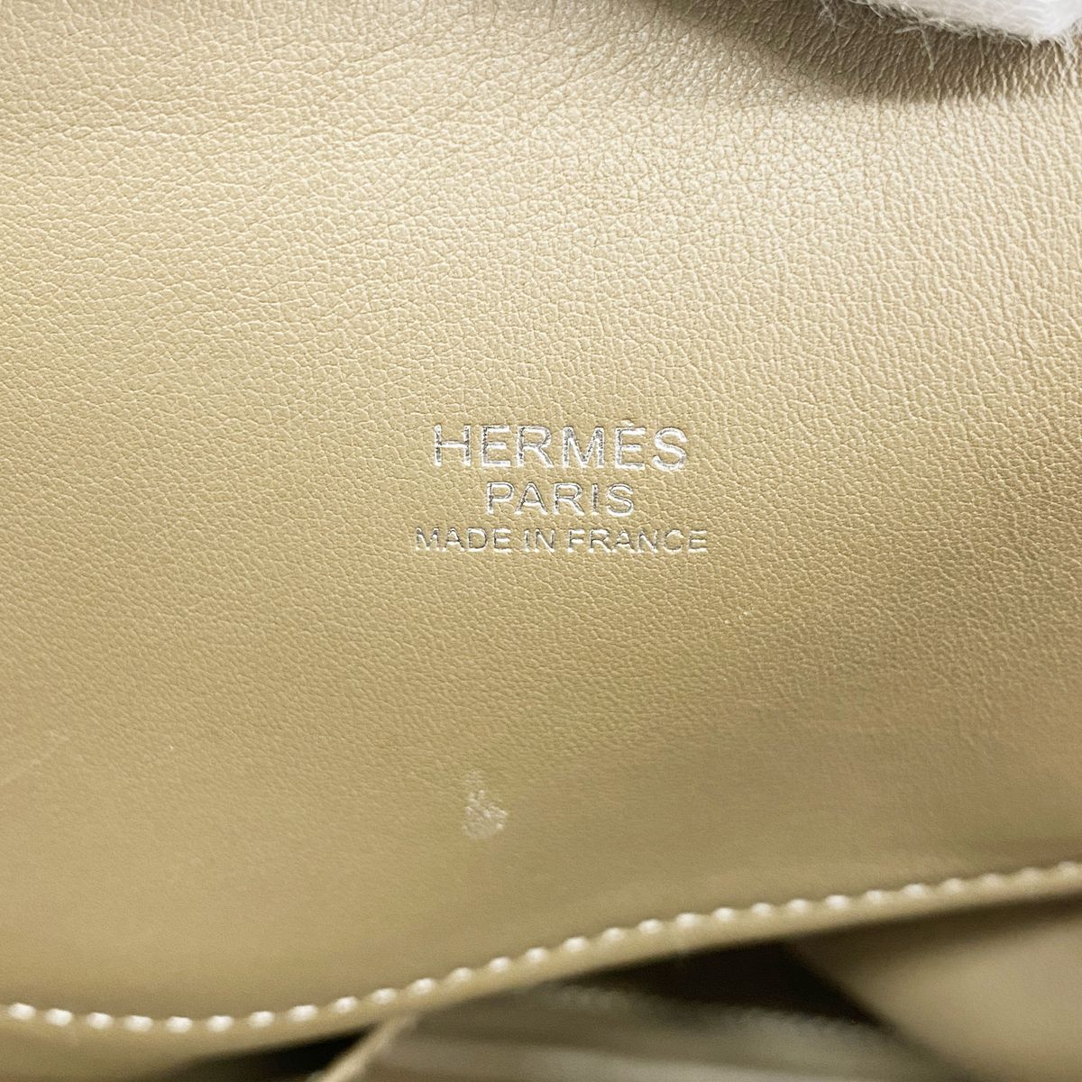 Hermes Handbag Bolide 31 Taurillon Clemence Etoupe Silver — view 5