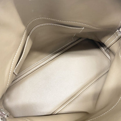 Hermes Handbag Bolide 31 Taurillon Clemence Etoupe Silver — view 4