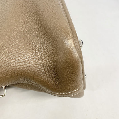 Hermes Handbag Bolide 31 Taurillon Clemence Etoupe Silver — view 6