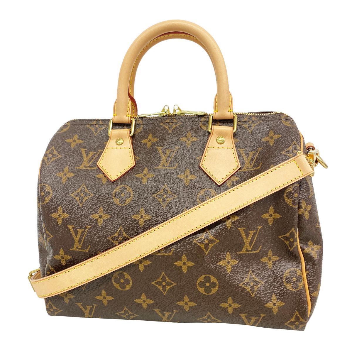 Louis Vuitton Handbag Monogram Speedy Bandouliere 25 Brown 2-Way Bag