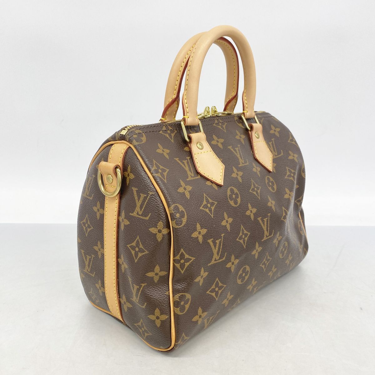 Louis Vuitton Handbag Monogram Speedy Bandouliere 25 Brown 2-Way Bag — view 2