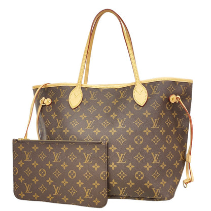 Louis Vuitton Tote Monogram Neverfull MM Rose Beige