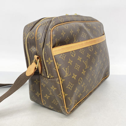 Louis Vuitton Shoulder Bag Monogram Reporter GM Brown — view 2