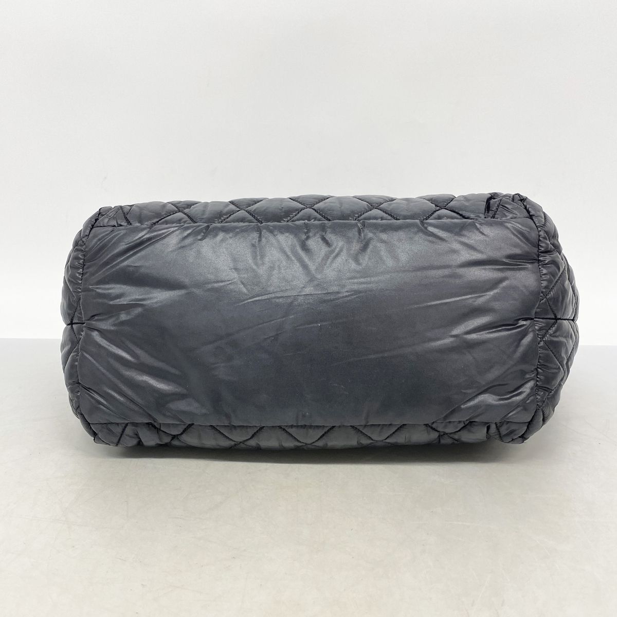 Chanel Tote Coco Cocoon Nylon Black Silver — view 3