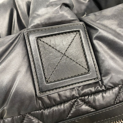 Chanel Tote Coco Cocoon Nylon Black Silver — view 8
