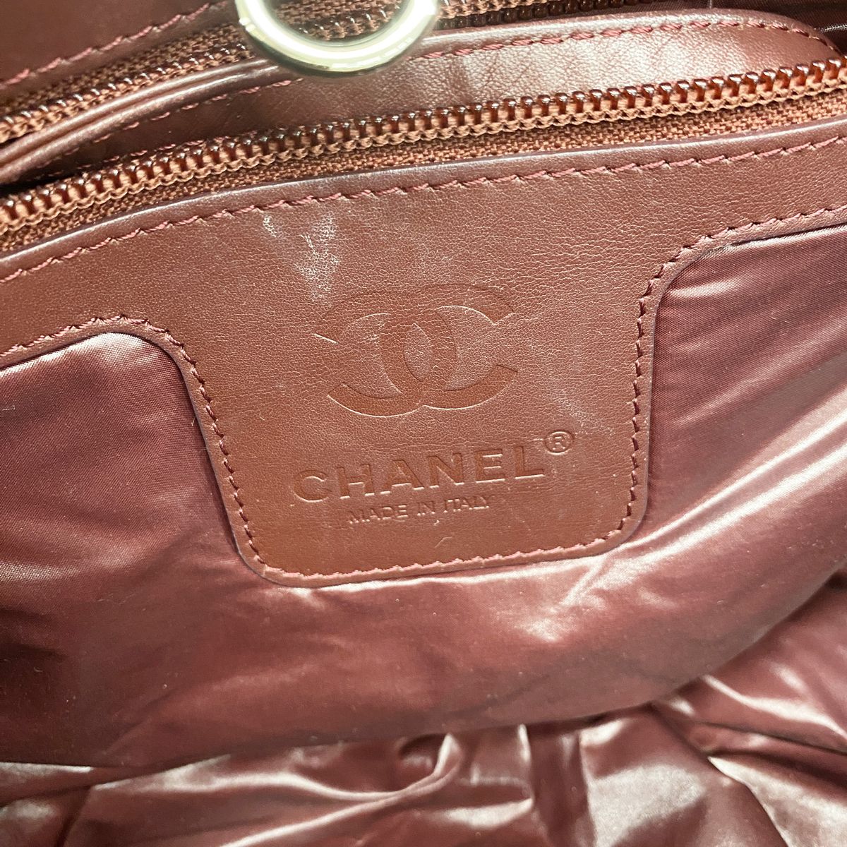 Chanel Tote Coco Cocoon Nylon Black Silver — view 5