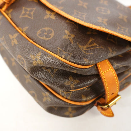 Louis Vuitton Shoulder Bag Monogram Saumur 30 Brown — view 6