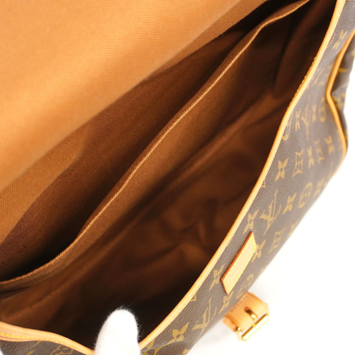 Louis Vuitton Shoulder Bag Monogram Saumur 35 Brown — view 4