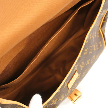 Louis Vuitton Shoulder Bag Monogram Saumur 35 Brown — view 4