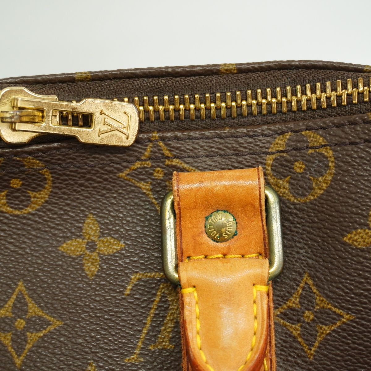 Louis Vuitton Boston Bag Monogram Keepall 45 Brown — view 8