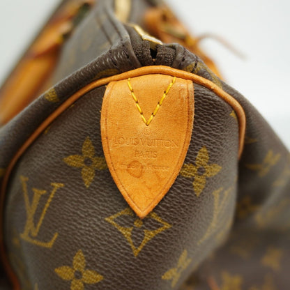 Louis Vuitton Boston Bag Monogram Keepall 45 Brown — view 5