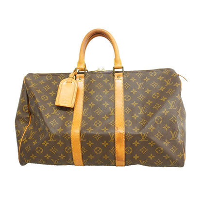 Louis Vuitton Boston Bag Monogram Keepall 45 Brown