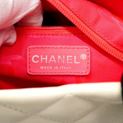 Chanel Tote Cambon Lambskin White Silver — view 5