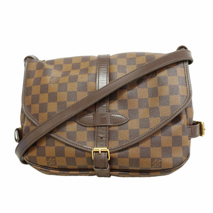 Louis Vuitton Shoulder Bag Damier Saumur 30 Ebene