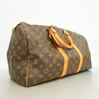 Louis Vuitton Boston Bag Monogram Keepall 45 Brown — view 2