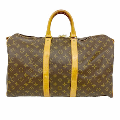 Louis Vuitton Boston Bag Monogram Keepall 45 Brown