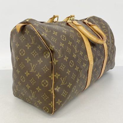 Louis Vuitton Boston Bag Monogram Keepall 45 Brown — view 2