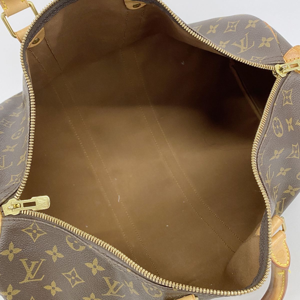 Louis Vuitton Boston Bag Monogram Keepall 45 Brown — view 4