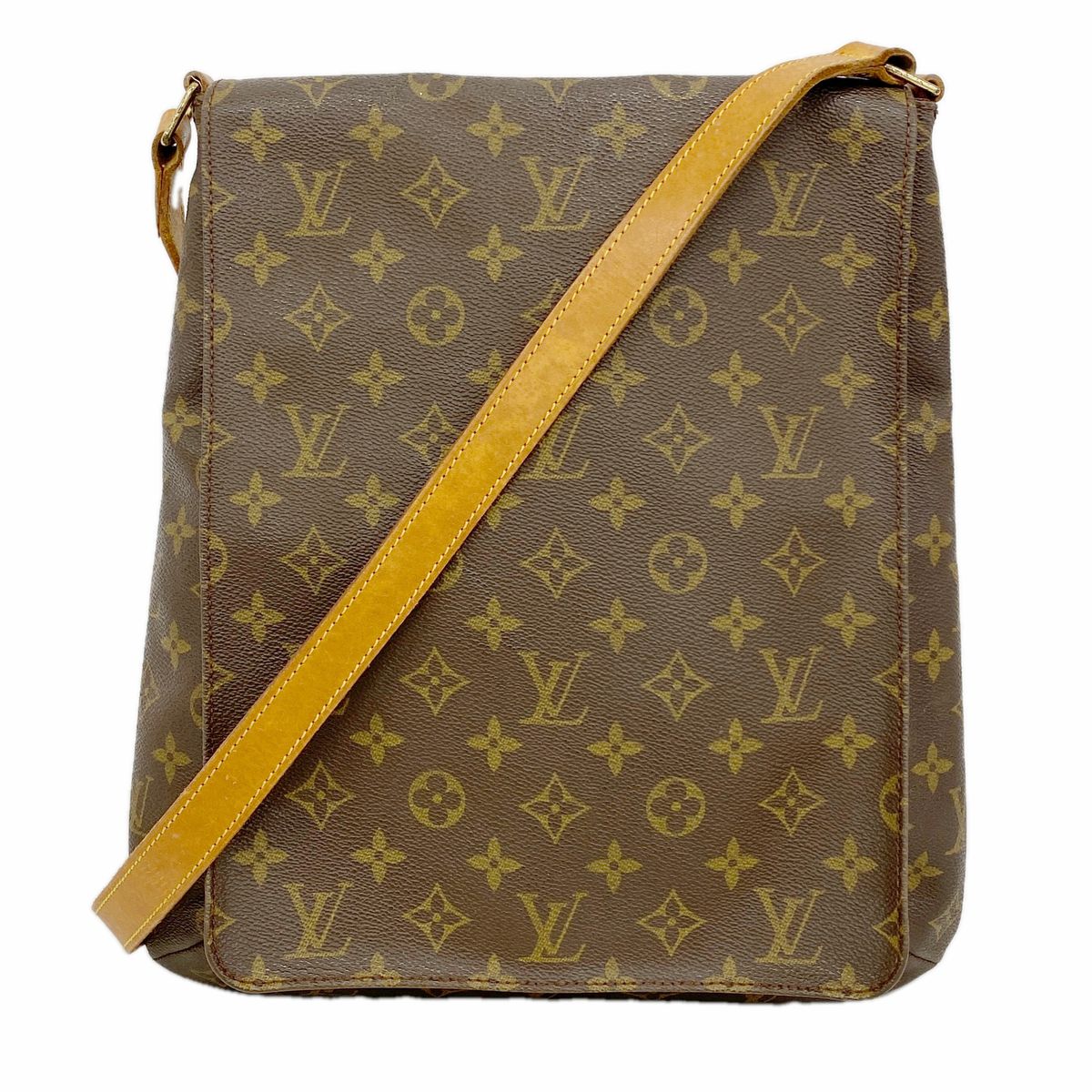 Louis Vuitton Shoulder Bag Monogram Musette Brown