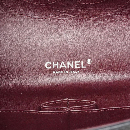 Chanel Shoulder Bag Maxi Quilted Lambskin Black Silver — view 5