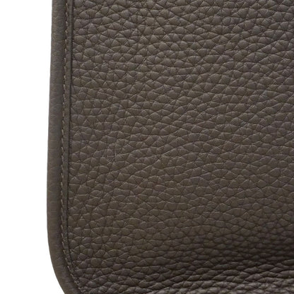Hermes Shoulder Bag Evelyne TPM Taurillon Clemence Ebene Gold — view 6