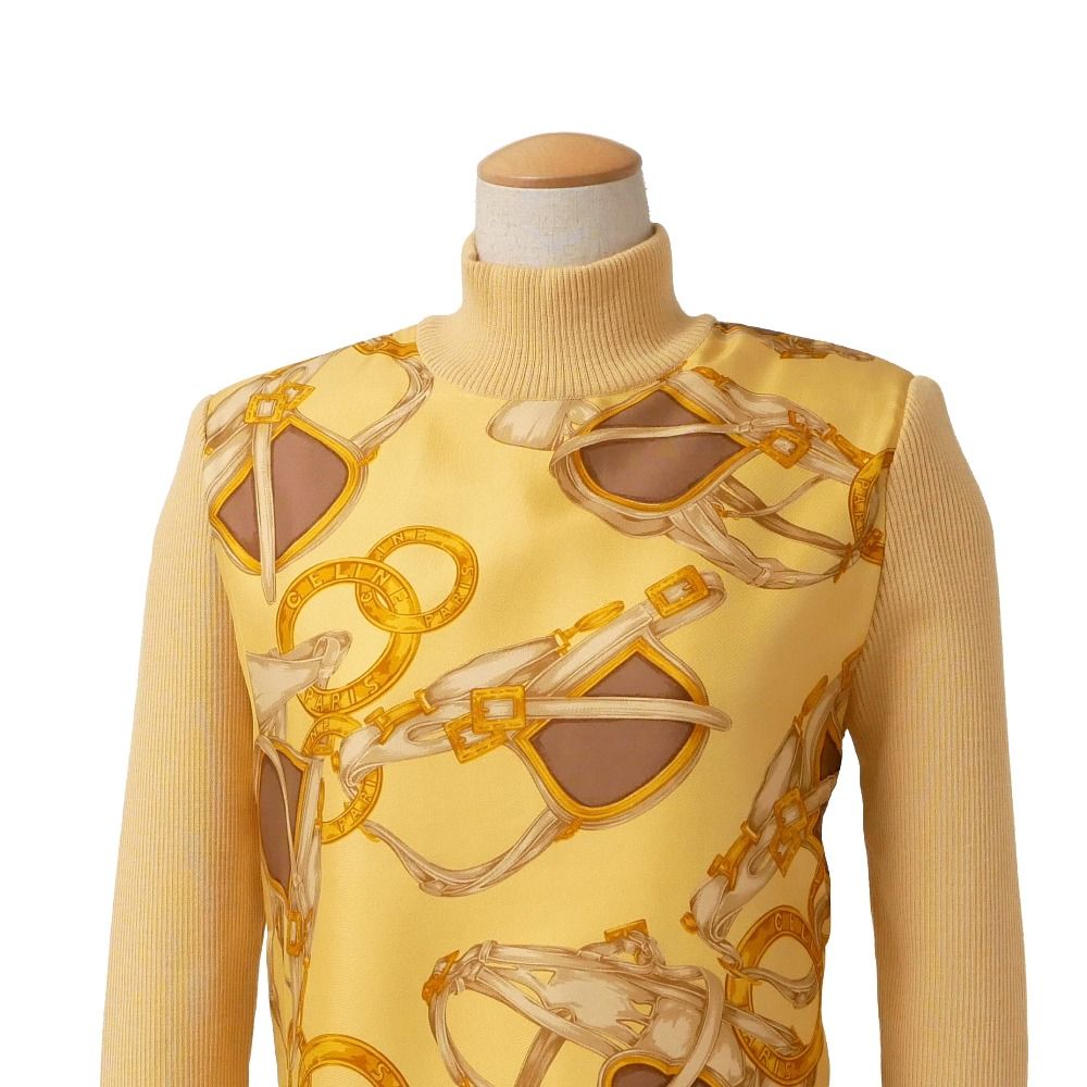 Celine Vintage Knit Wool Silk Different Sweater 38 — view 2