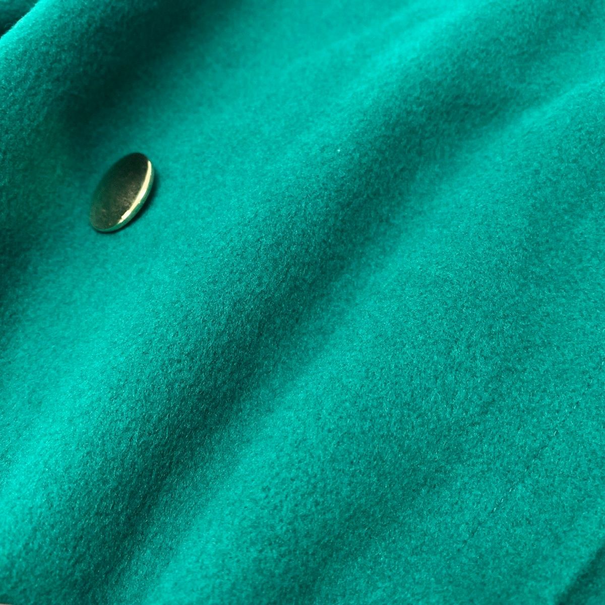 Saint Laurent Tailored Jacket Double Breasted Gold Button Wool Blend Green — view 7