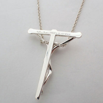 Tiffany & Co 925 Rosary Pendant Necklace — view 6