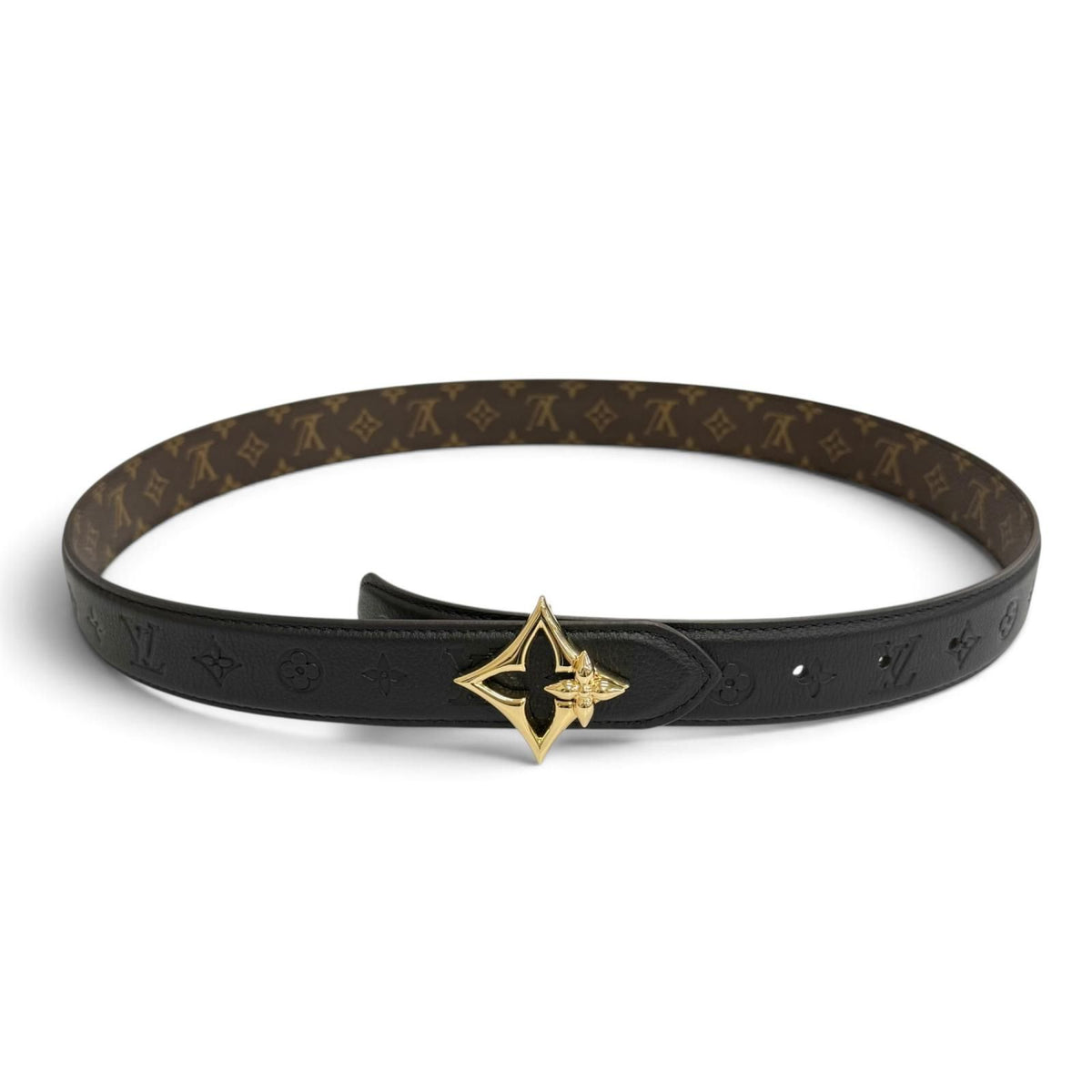 Louis Vuitton Belt Flower Glam 30 Reversible Monogram Canvas Empreinte — view 3