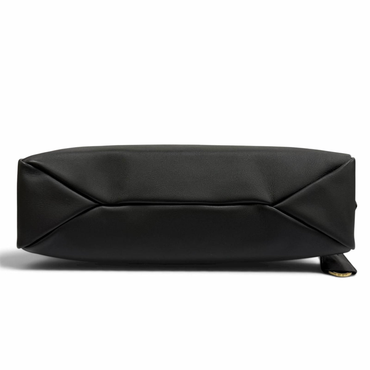Prada Emme Large Soft Gray Leather Shoulder Bag Triangle Logo — view 6