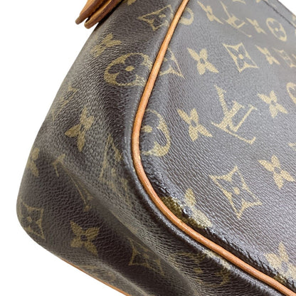 Louis Vuitton Monogram Viva-Cite GM Shoulder Bag Brown — view 4