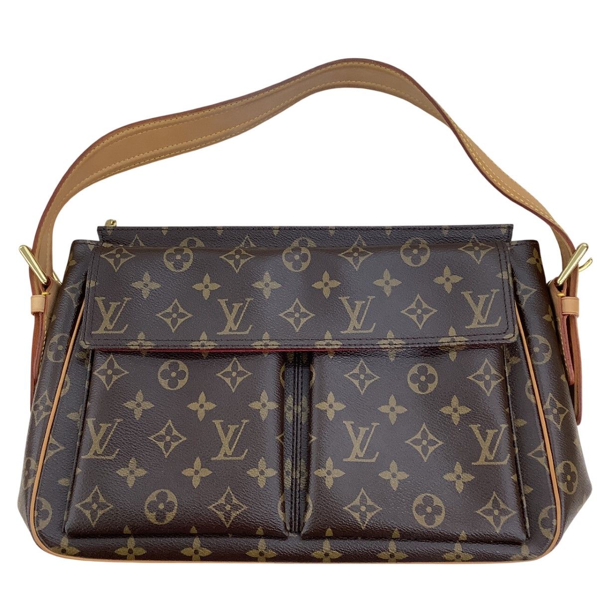 Louis Vuitton Monogram Viva-Cite GM Handbag Brown