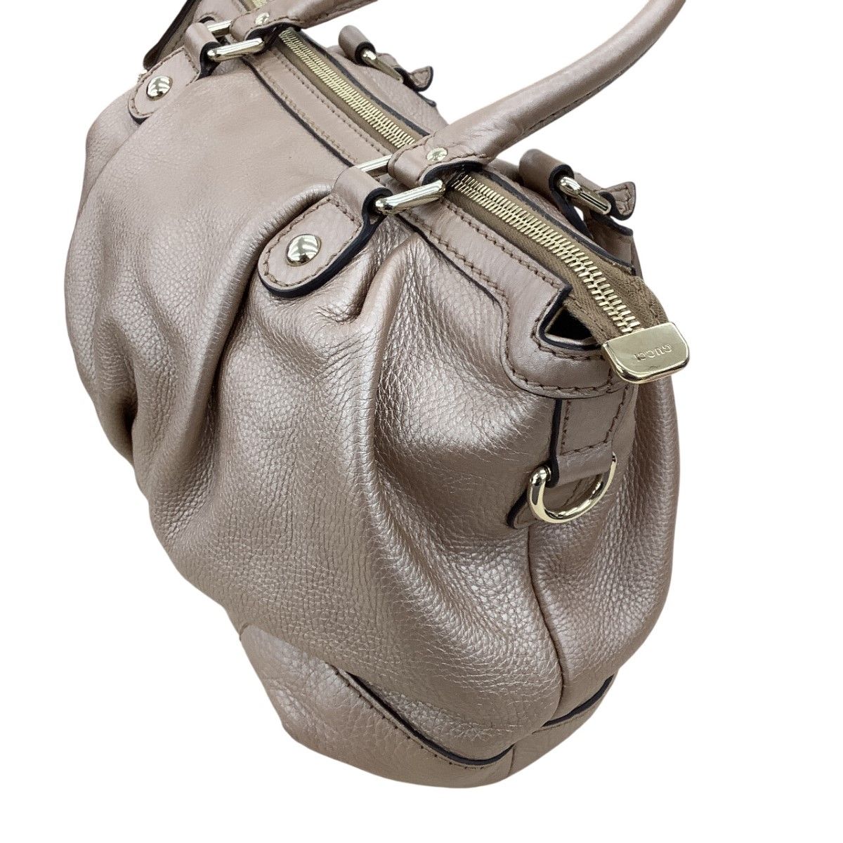 Gucci Diamante Sukey Handbag Champagne Gold — view 3