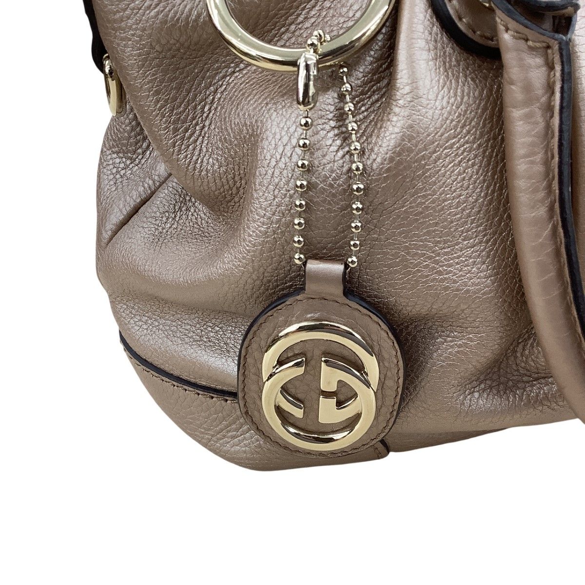 Gucci Diamante Sukey Handbag Champagne Gold — view 7