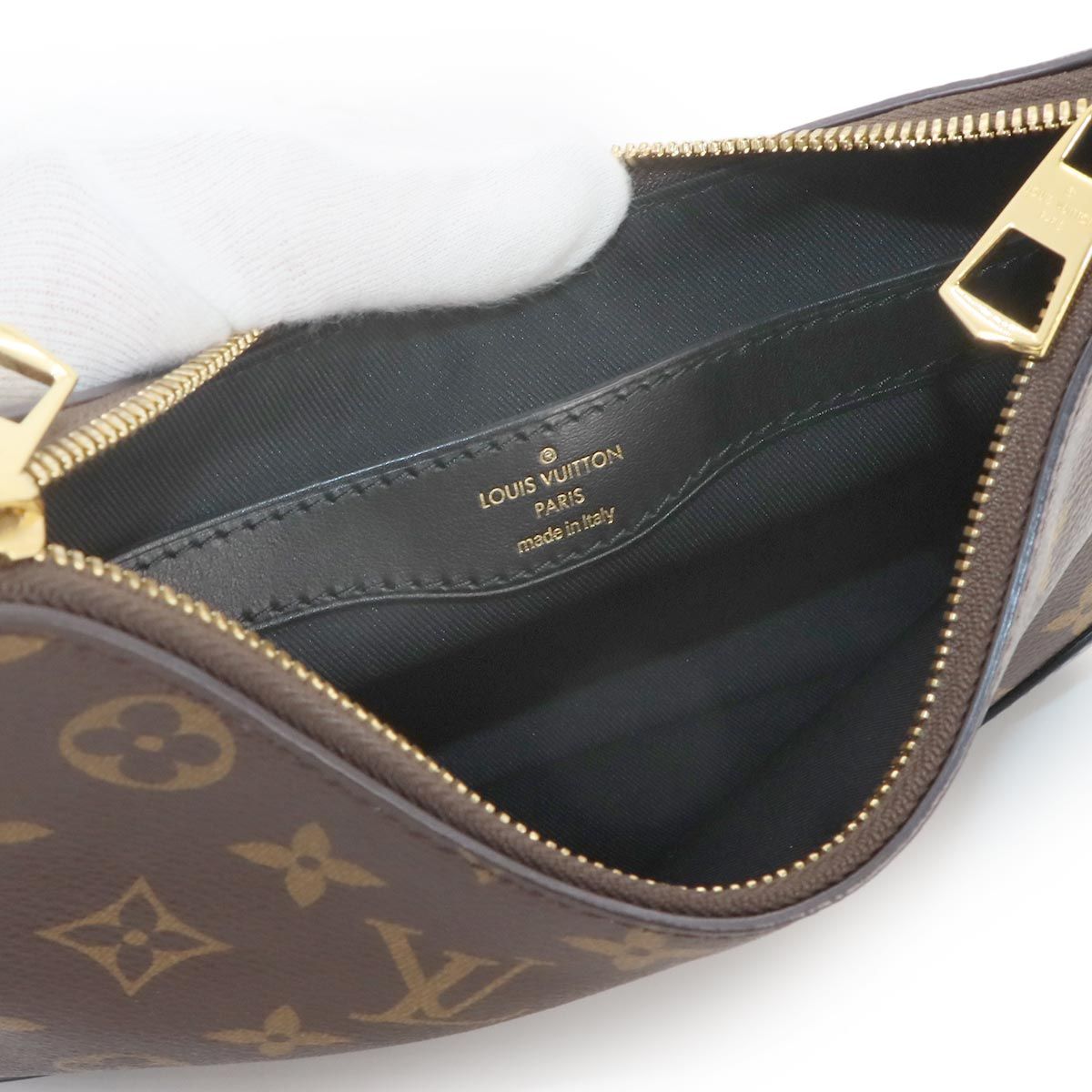Louis Vuitton Monogram Boulogne PM 2-Way Shoulder Bag Noir — view 8