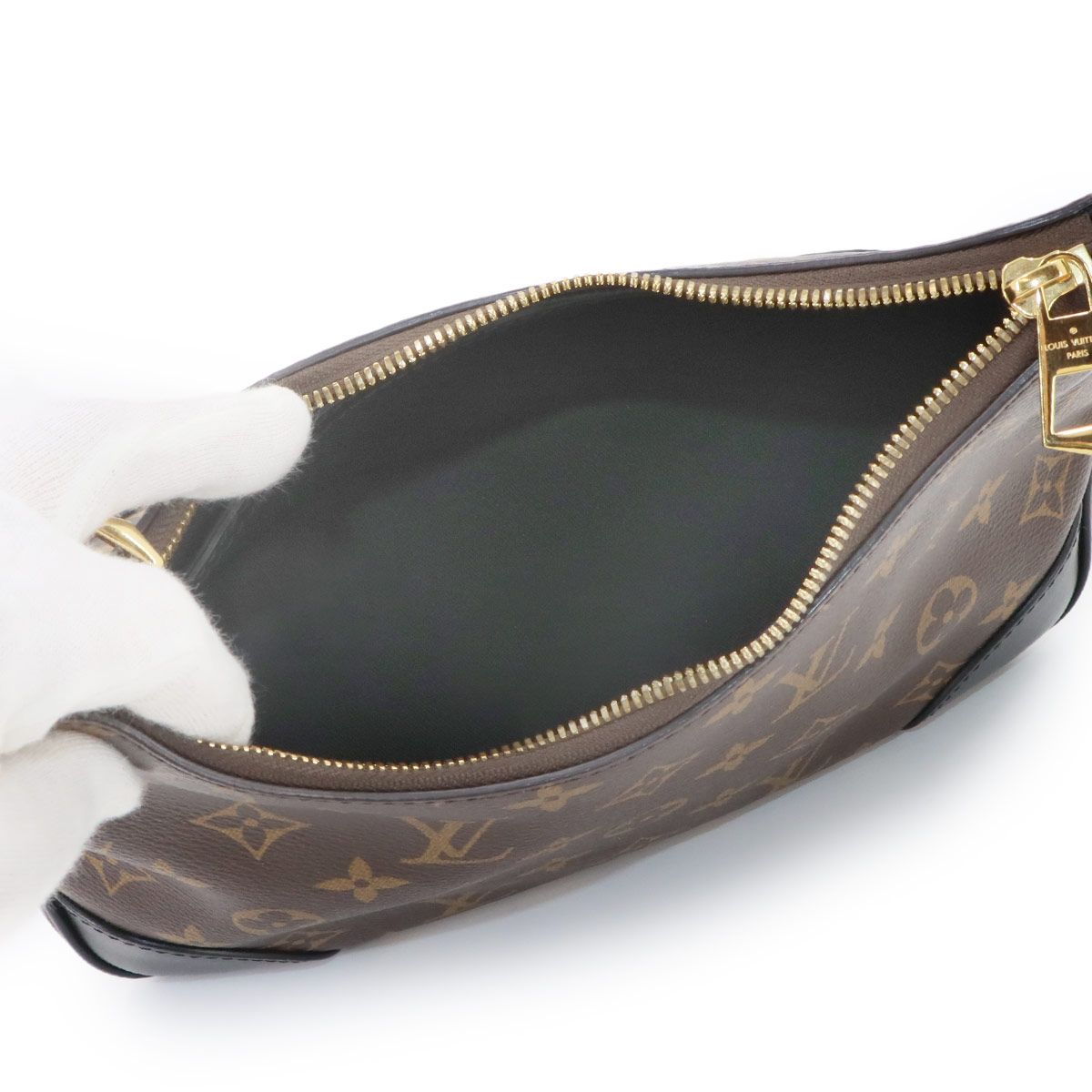 Louis Vuitton Monogram Boulogne PM 2-Way Shoulder Bag Noir — view 7