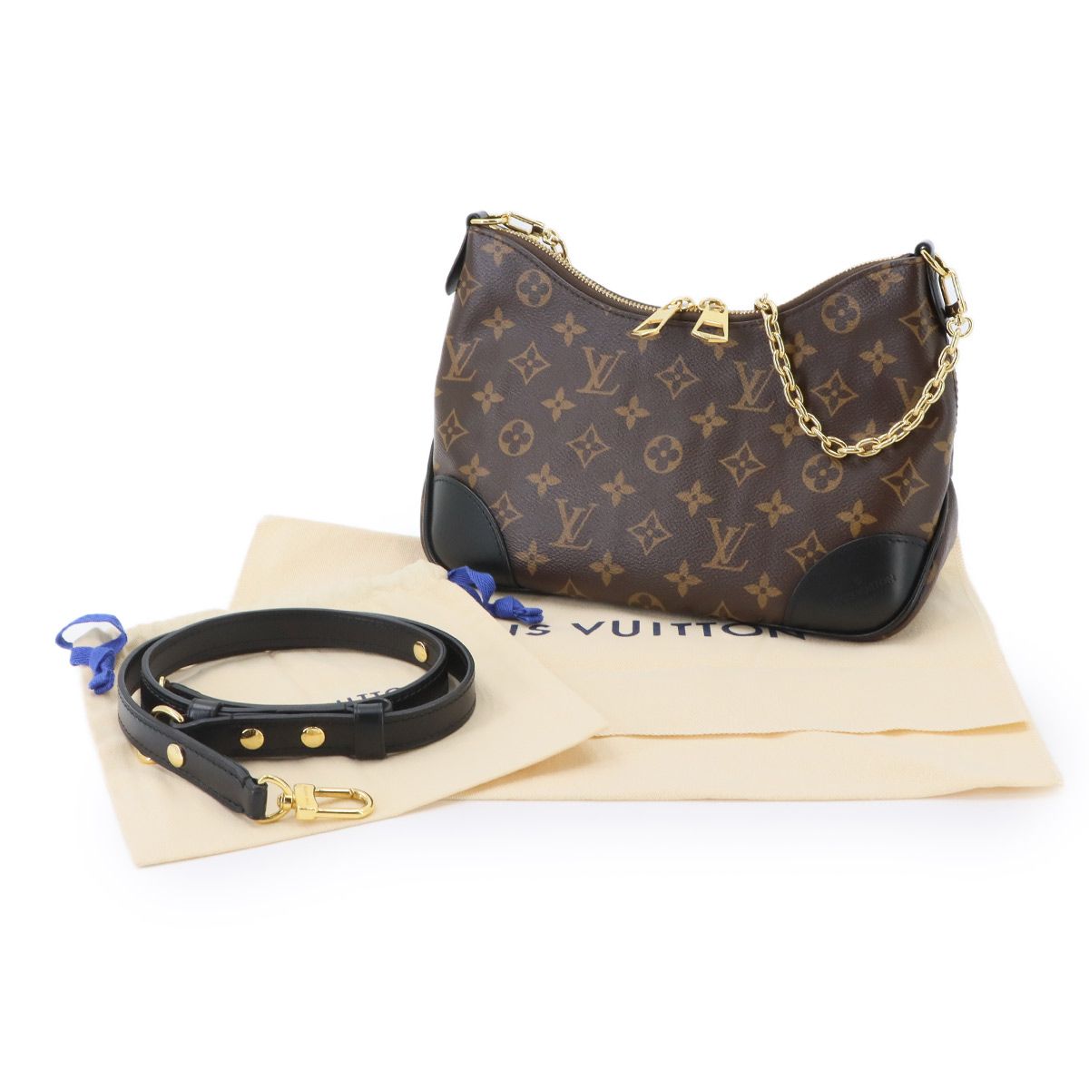 Louis Vuitton Monogram Boulogne PM 2-Way Shoulder Bag Noir — view 2