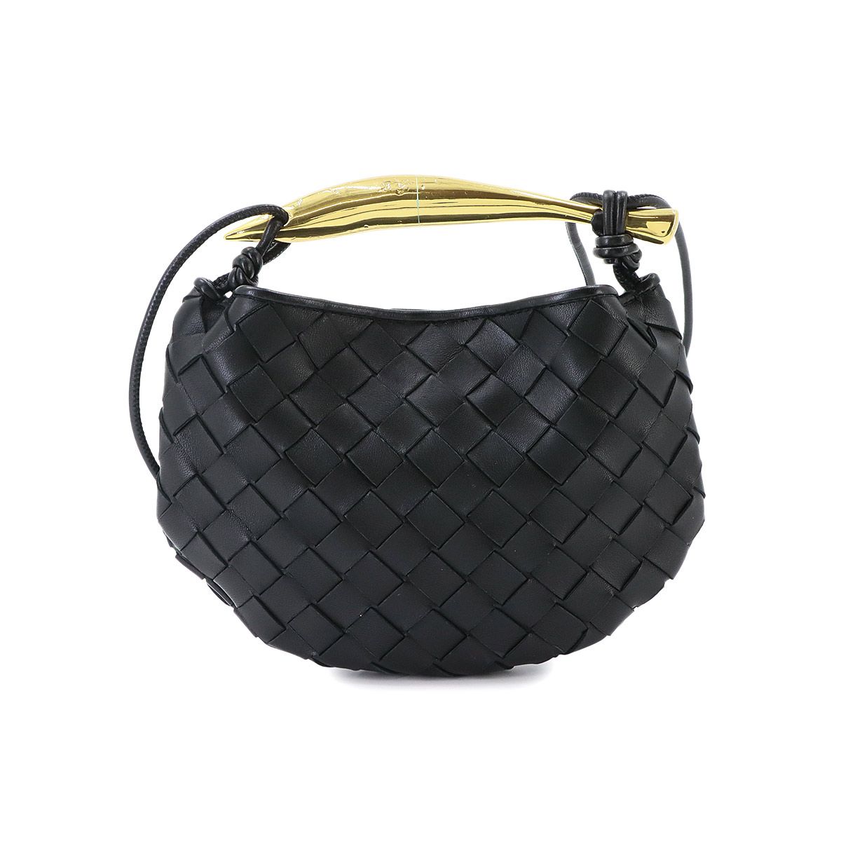 Bottega Veneta Intrecciato Mini Sardine 2-Way Bag Leather Black — view 2