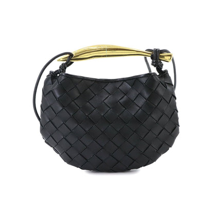Bottega Veneta Intrecciato Mini Sardine 2-Way Bag Leather Black — view 2