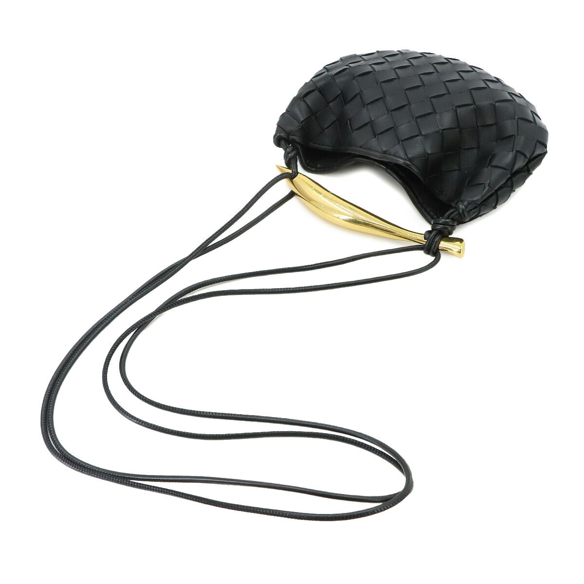Bottega Veneta Intrecciato Mini Sardine 2-Way Bag Leather Black — view 5