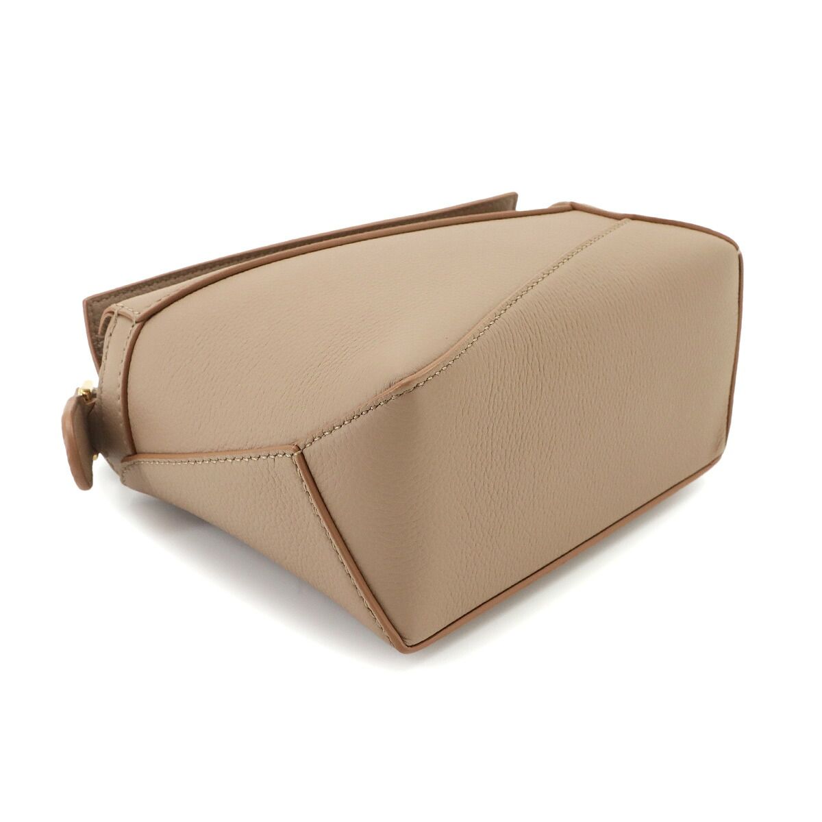 Loewe Puzzle Edge Bag Mini 2-Way Bag Leather Sand Beige — view 5