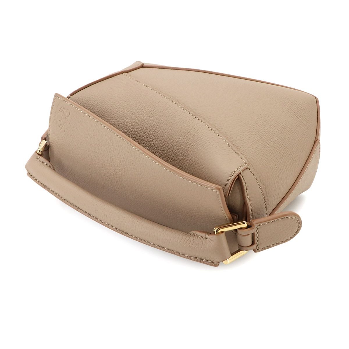 Loewe Puzzle Edge Bag Mini 2-Way Bag Leather Sand Beige — view 6