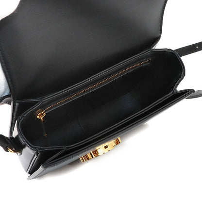 Celine Teen Triomphe Bag Shoulder Leather Black Gold — view 7