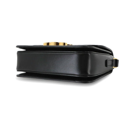 Celine Teen Triomphe Bag Shoulder Leather Black Gold — view 4