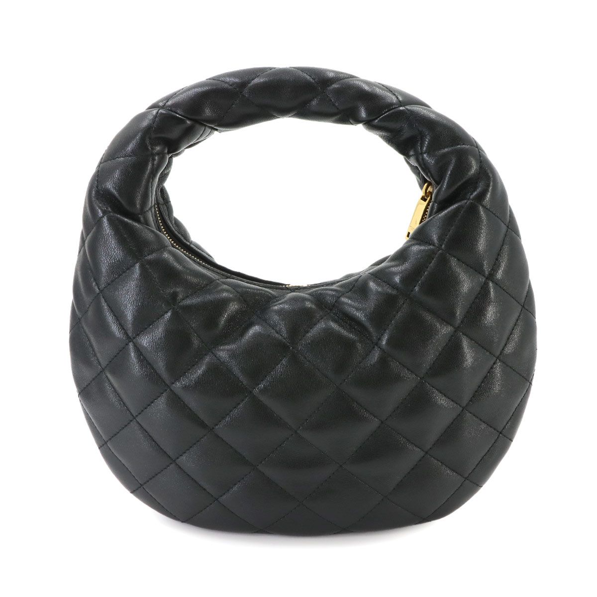 Saint Laurent Icarino Hand Bag Leather Black Gold Bag — view 2