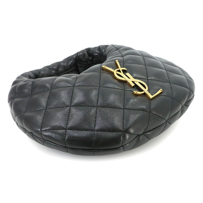 Saint Laurent Icarino Hand Bag Leather Black Gold Bag — view 4