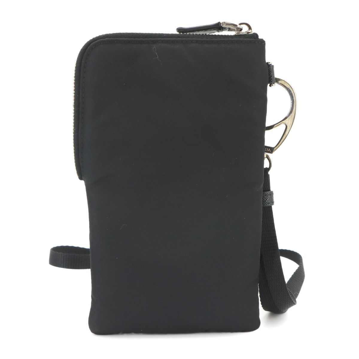 Prada Pouch Nylon Black Silver — view 3