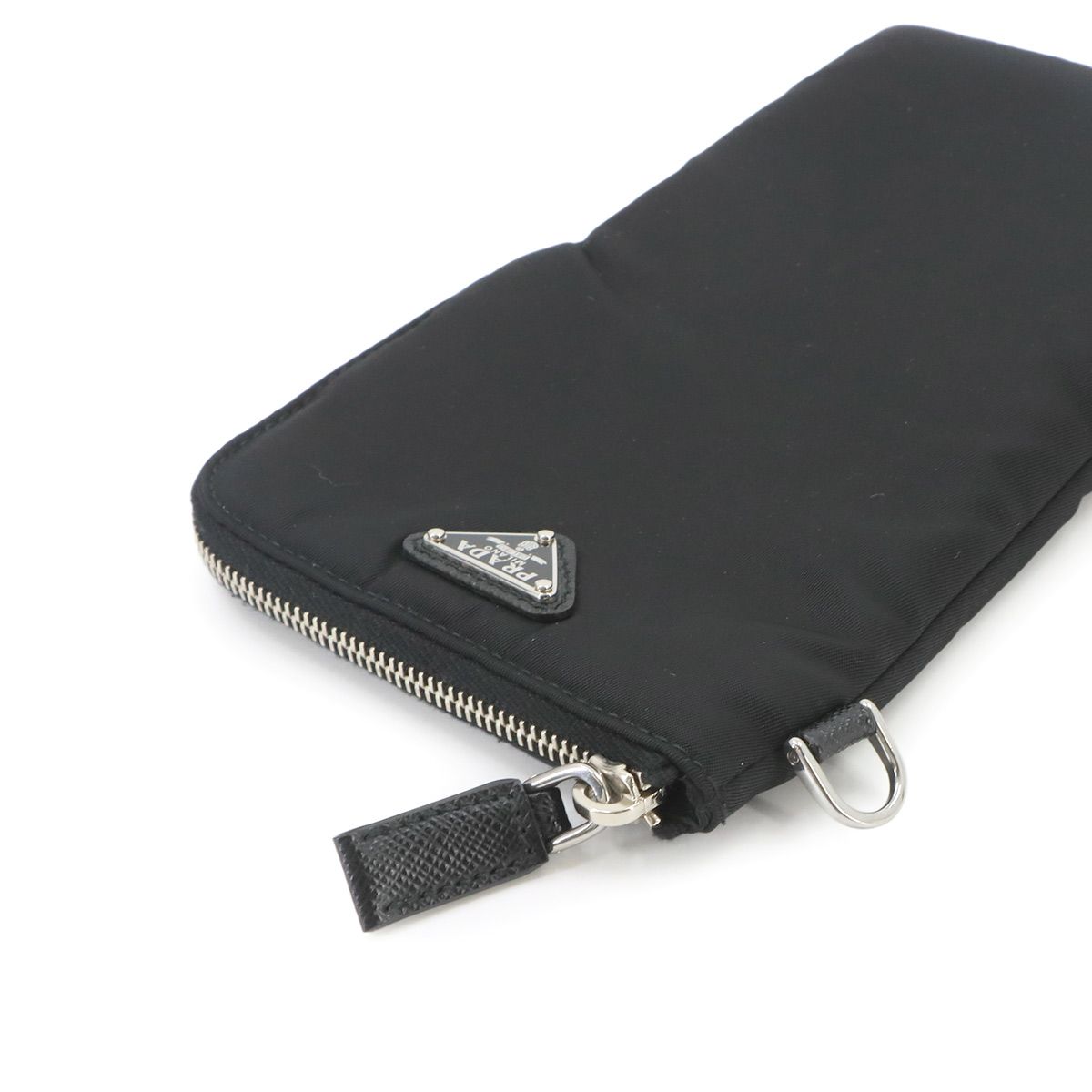 Prada Pouch Nylon Black Silver — view 6