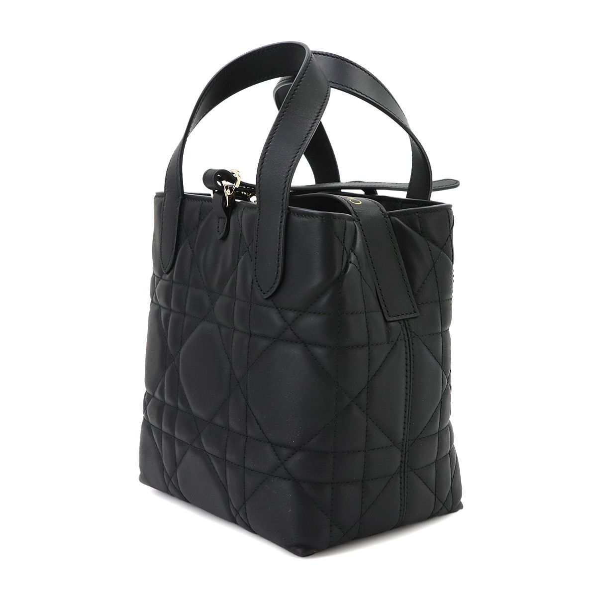 Dior Macro Cannage Toujours Vertical Small Tote — view 4